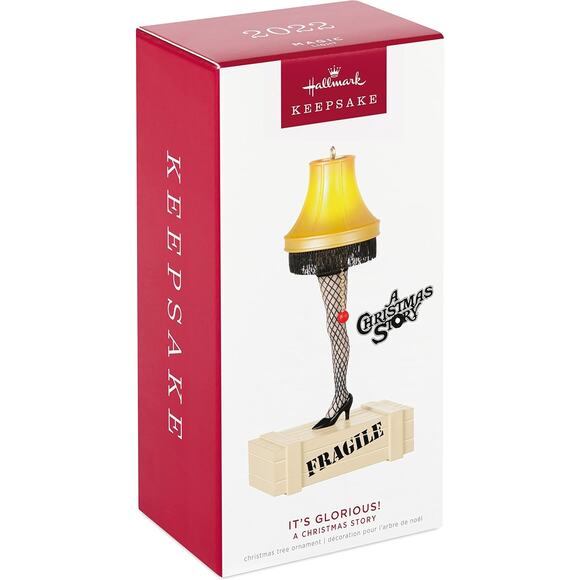 Hallmark Ornament 2022 - A Christmas Story Leg Lamp - Its Glorious - Picture 3 of 5